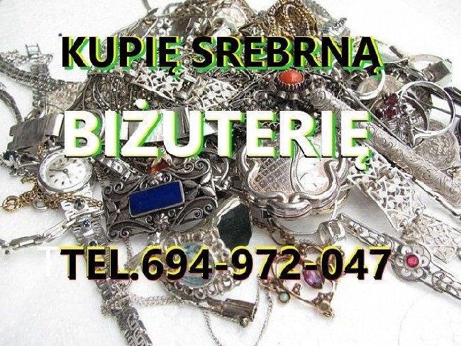 Kupię Srebrną Starą Biżuterię Oraz Wyroby Ze Srebra Kontakt 694972047